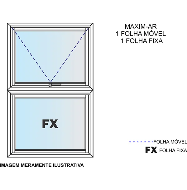 Janela Maxim-Ar Vertical