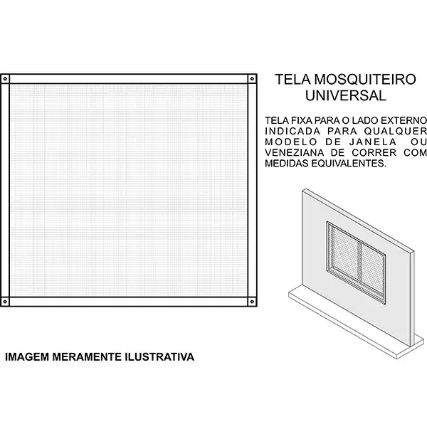 Tela Mosquiteiro Universal